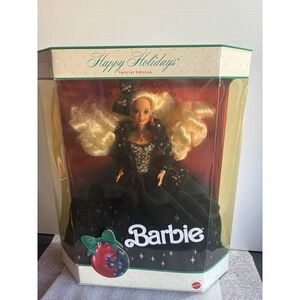 Mattel Happy Holidays Special Edition Barbie Doll NIB Sealed Box Collector